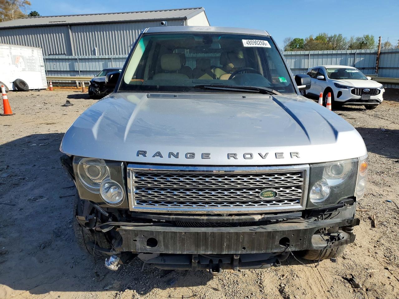 2005 Land Rover Range Rover Hse Silver vin: SALME11425A195975