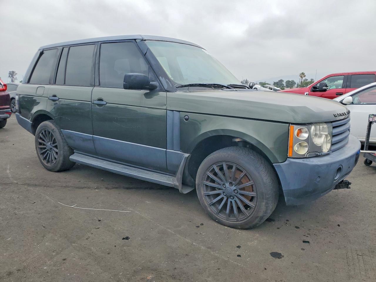 2003 Land Rover Range Rover Hse Green vin: SALME11433A118075