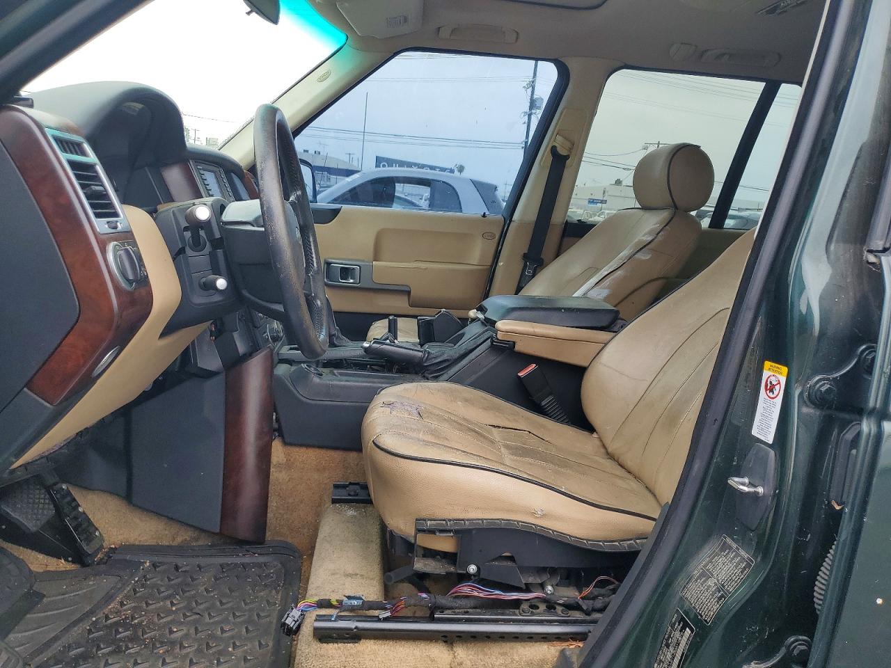 2003 Land Rover Range Rover Hse Green vin: SALME11433A118075