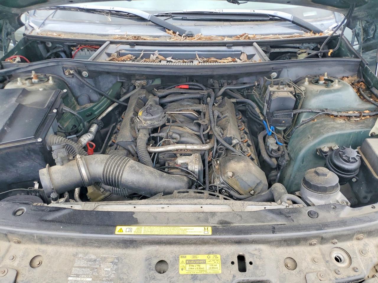 2003 Land Rover Range Rover Hse Green vin: SALME11433A118075