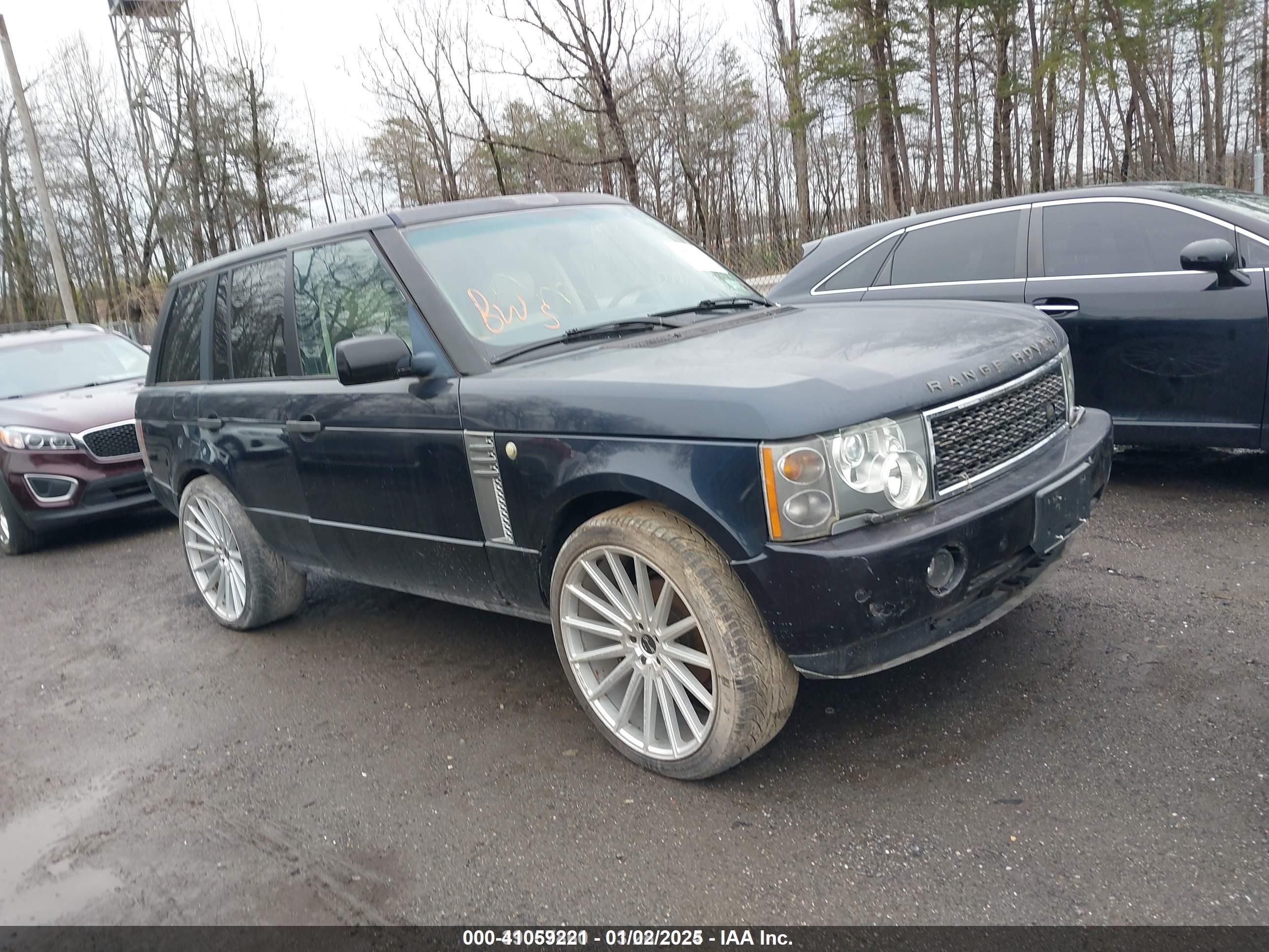 2003 Land Rover Range Rover Hse Blue vin: SALME11433A121333