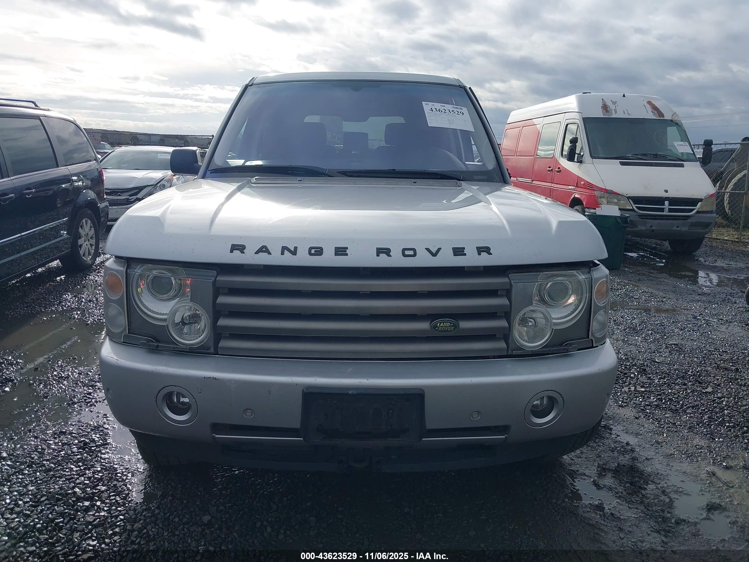 2003 Land Rover Range Rover Hse Silver vin: SALME11433A129206