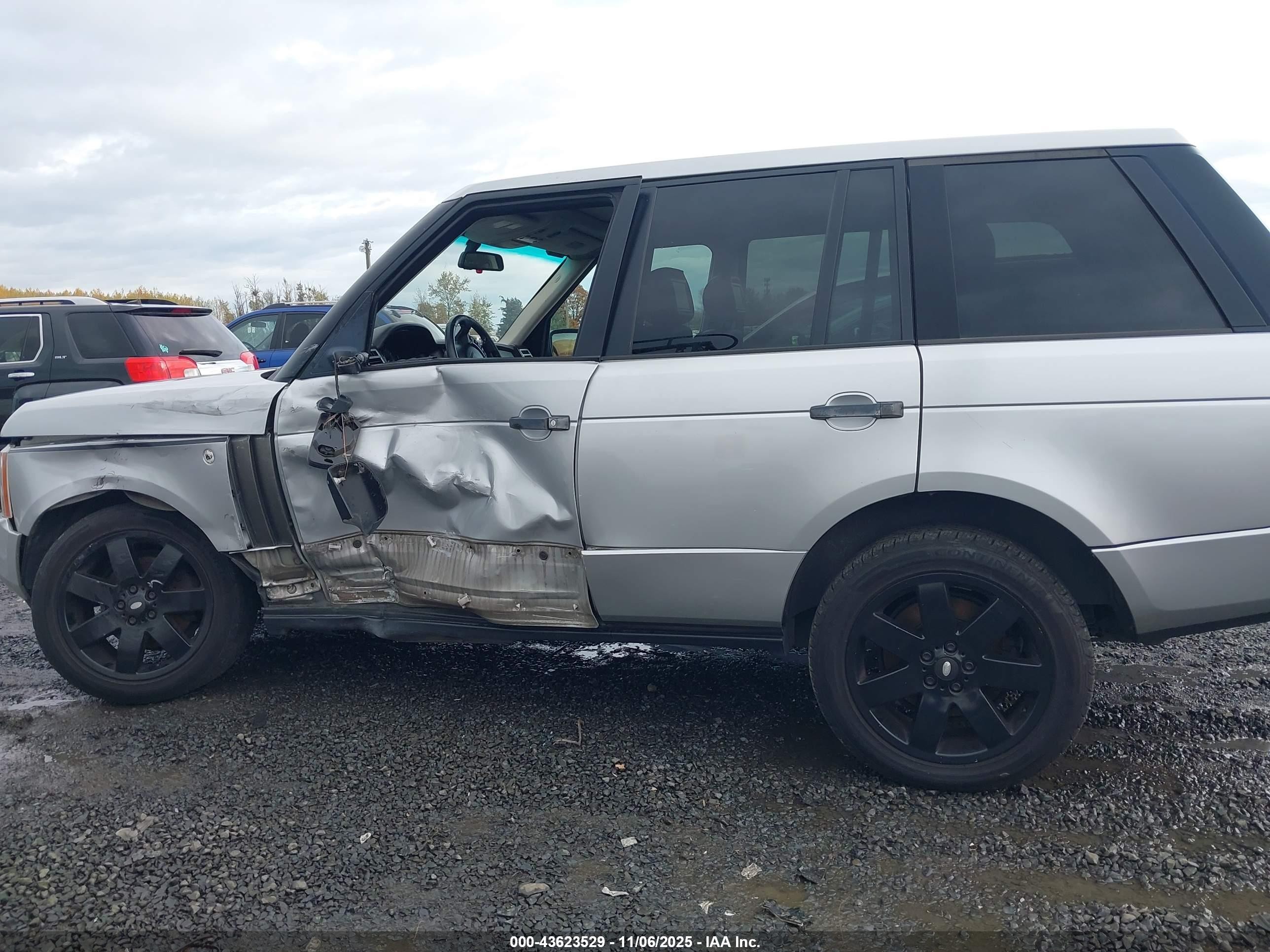 2003 Land Rover Range Rover Hse Silver vin: SALME11433A129206