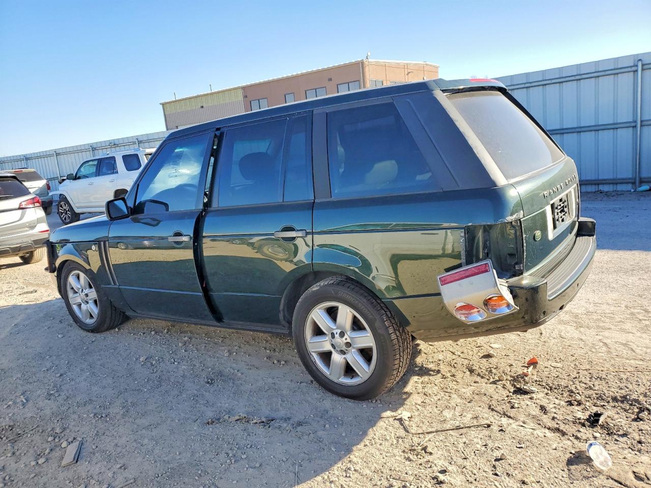 2004 Land Rover Range Rover Hse Green vin: SALME11434A162658