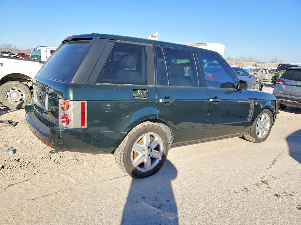 2004 Land Rover Range Rover Hse Green vin: SALME11434A162658