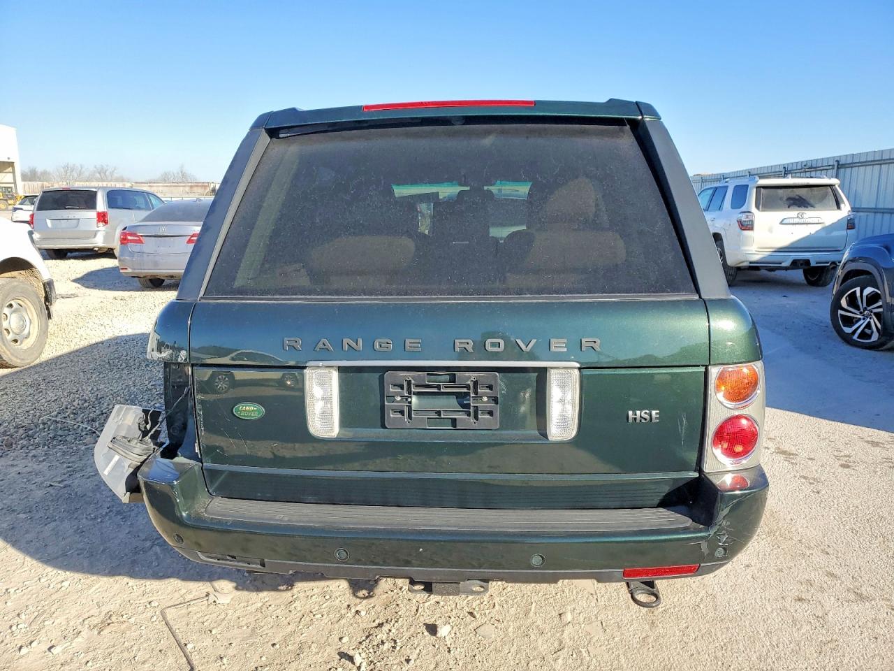 2004 Land Rover Range Rover Hse Green vin: SALME11434A162658