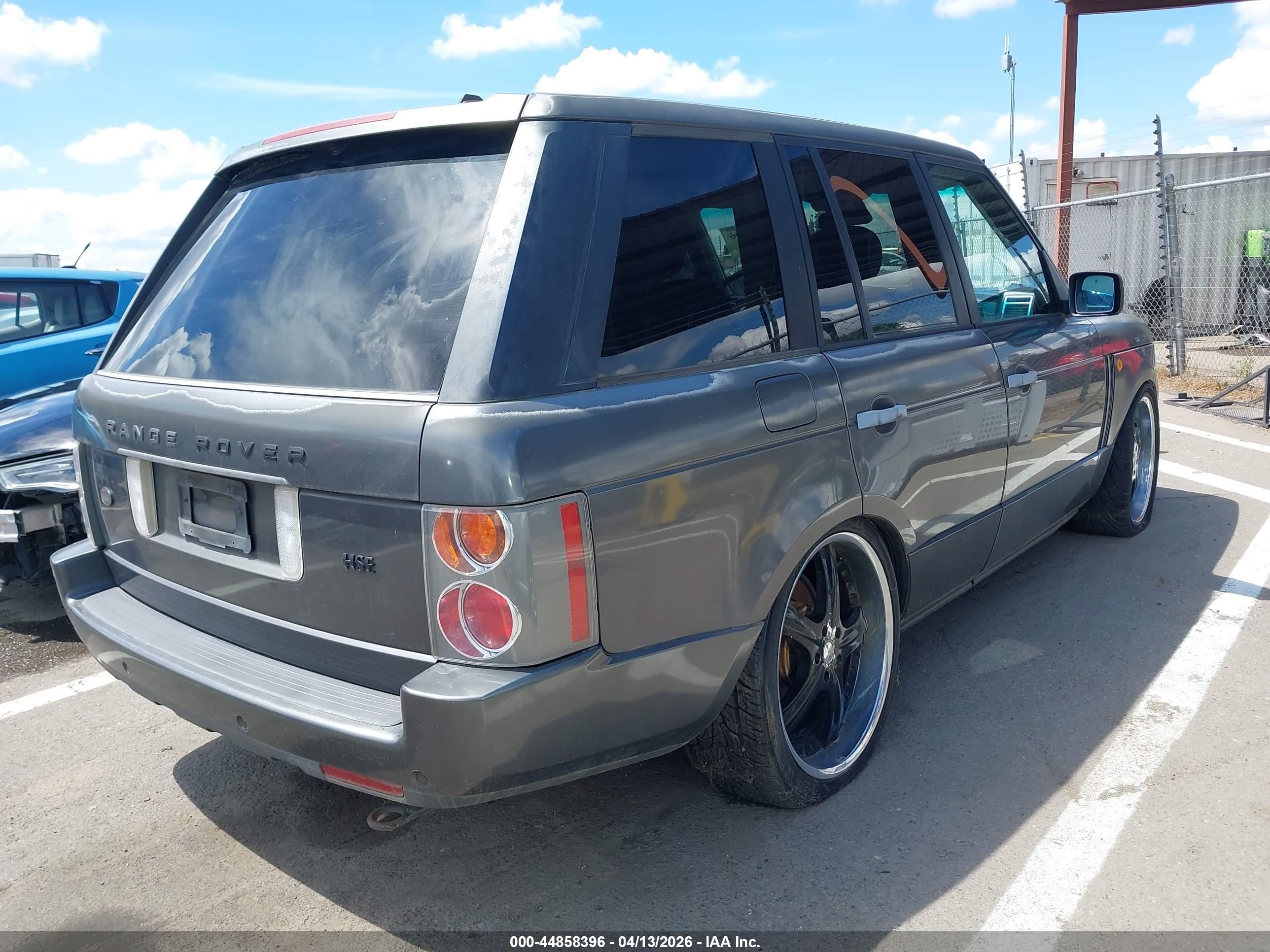 2005 Land Rover Range Rover Hse Серый vin: SALME11435A184869