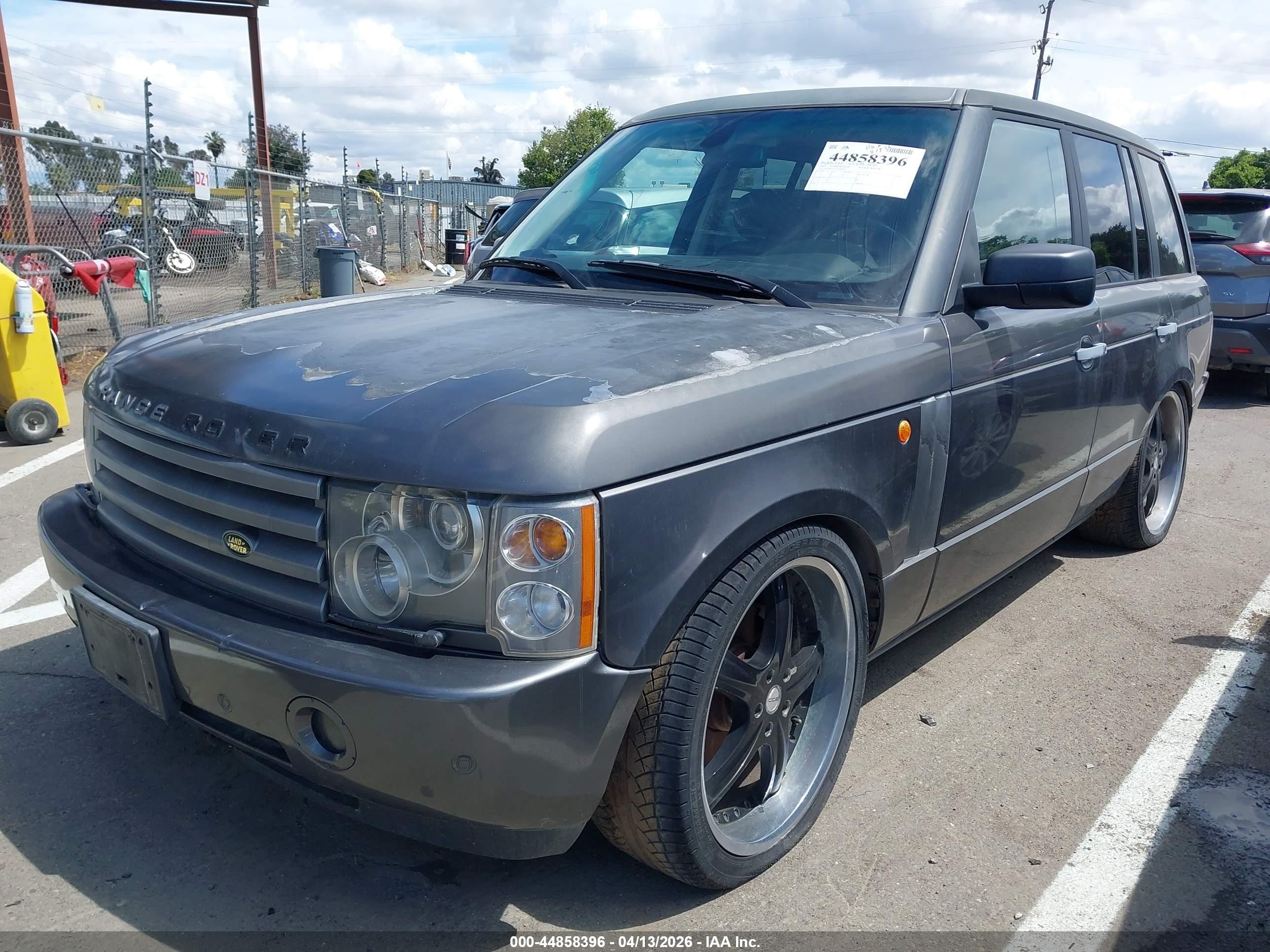 2005 Land Rover Range Rover Hse Серый vin: SALME11435A184869