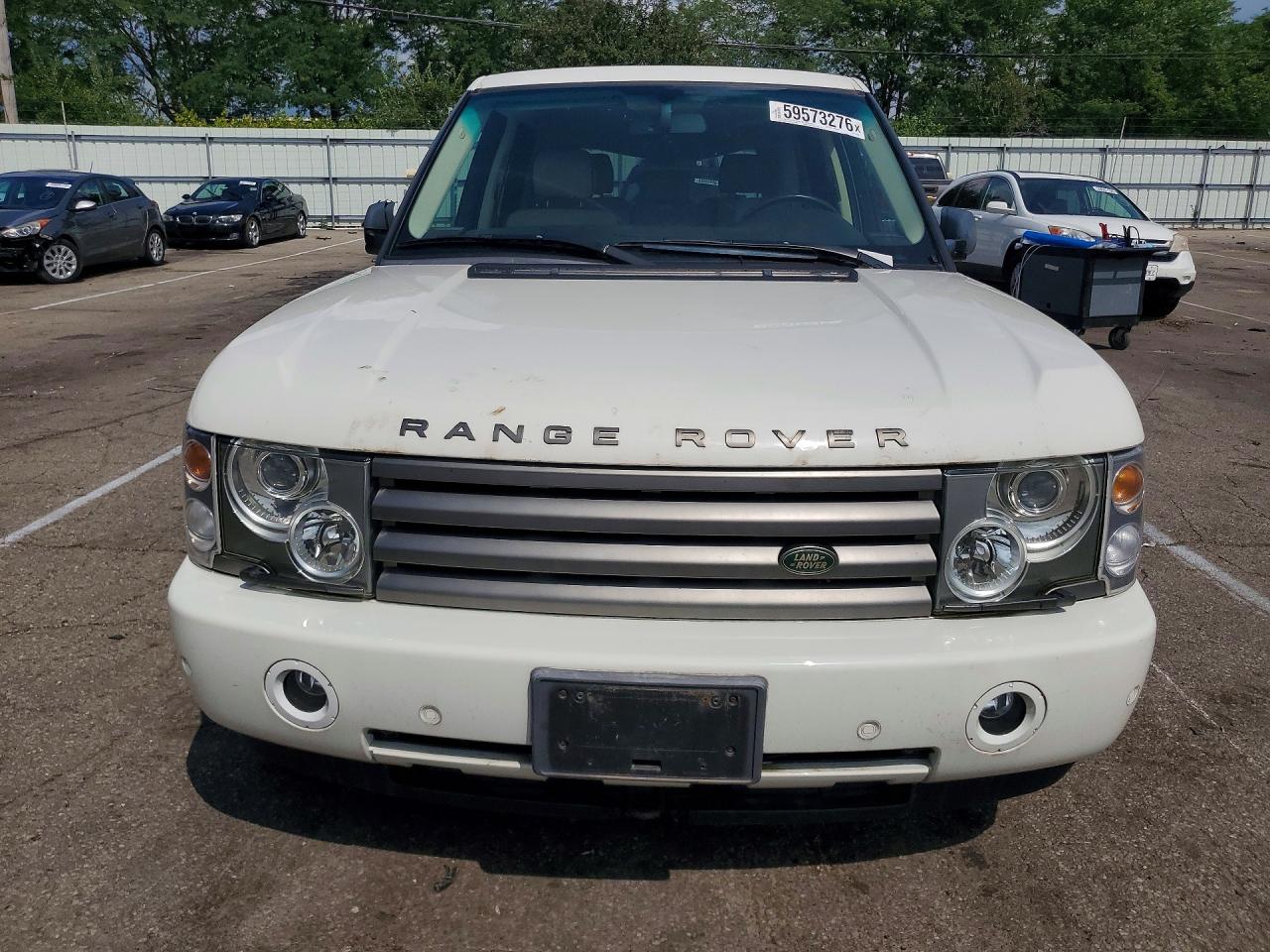 2003 Land Rover Range Rover Hse White vin: SALME11443A123253