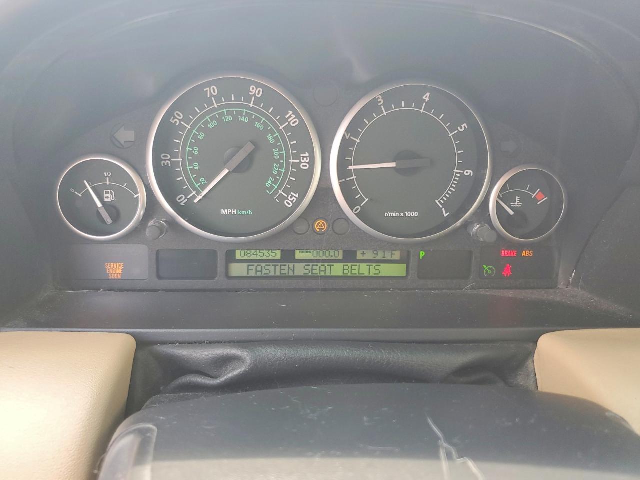 2003 Land Rover Range Rover Hse White vin: SALME11443A123253
