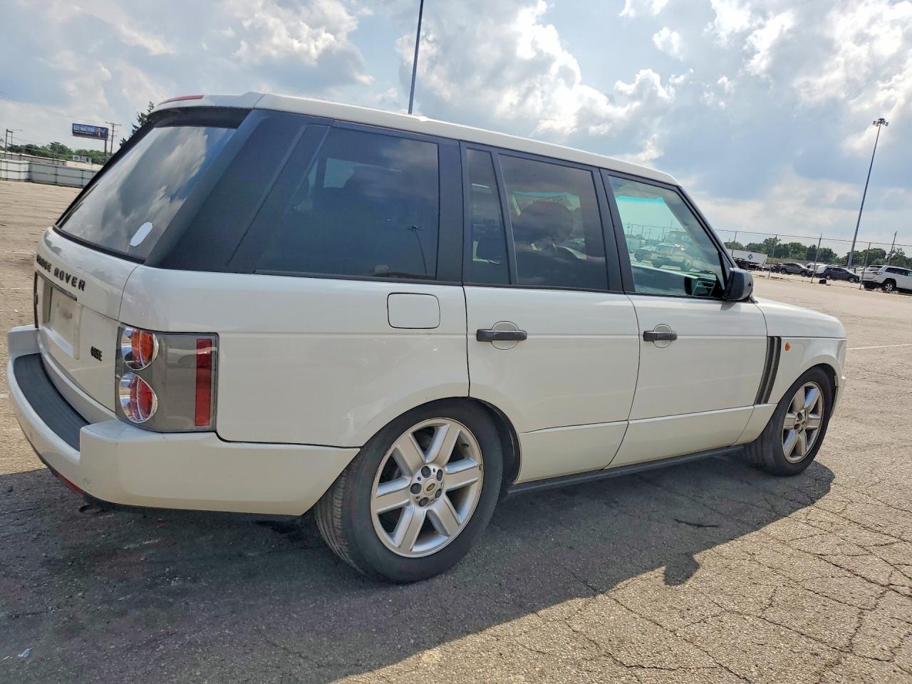 2003 Land Rover Range Rover Hse White vin: SALME11443A123253