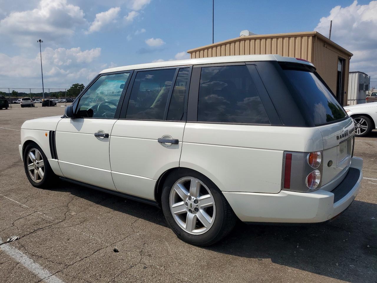 2003 Land Rover Range Rover Hse White vin: SALME11443A123253