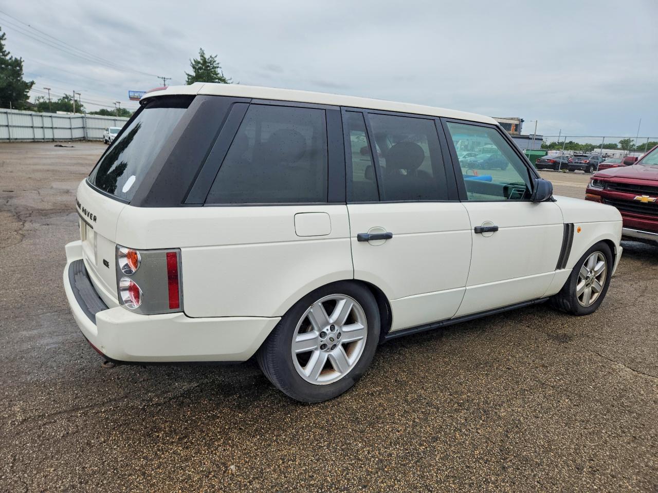 2003 Land Rover Range Rover Hse White vin: SALME11443A123253