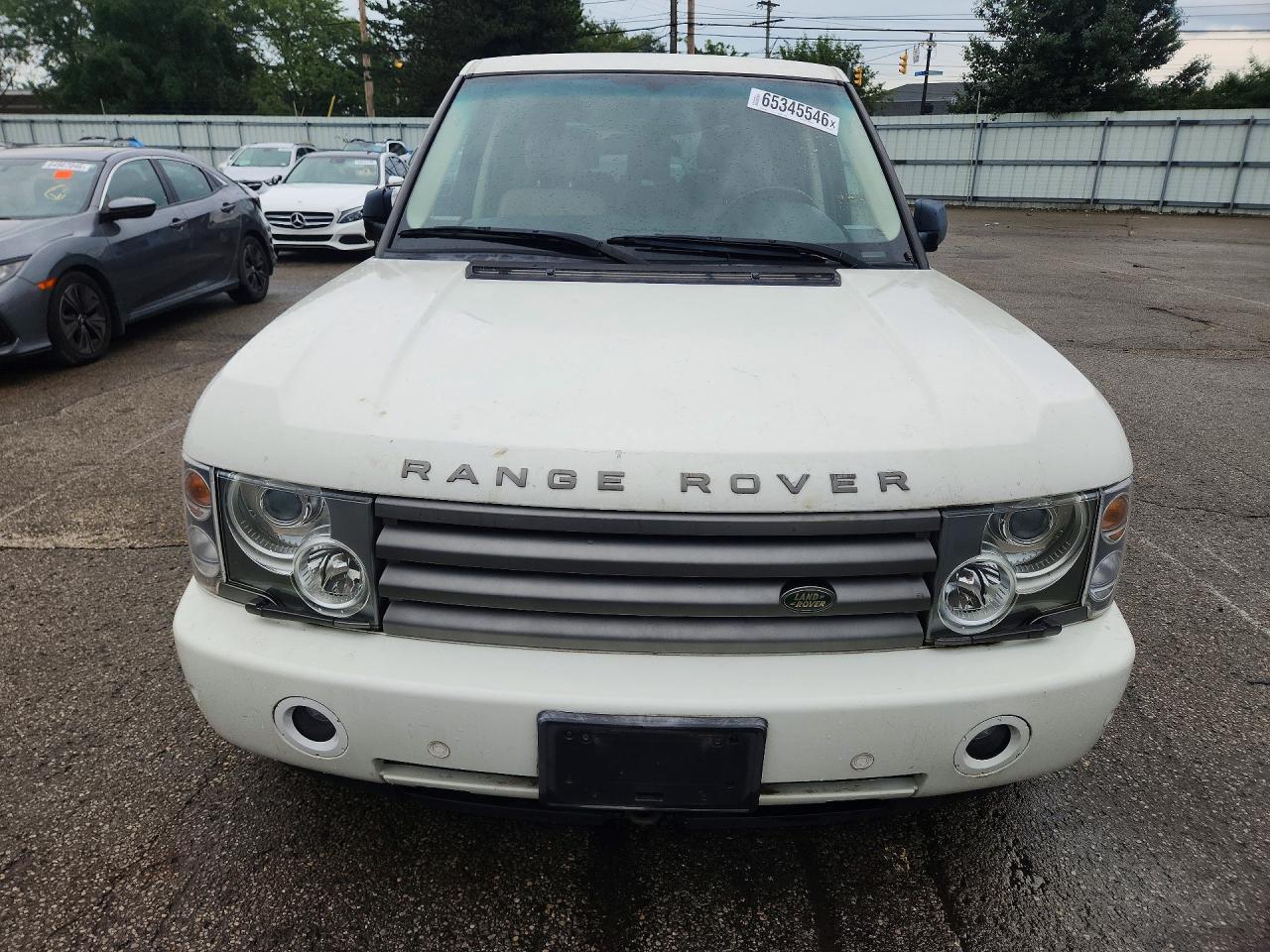 2003 Land Rover Range Rover Hse White vin: SALME11443A123253
