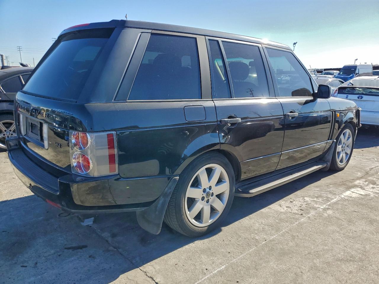 2004 Land Rover Range Rover Hse Черный vin: SALME11444A164306