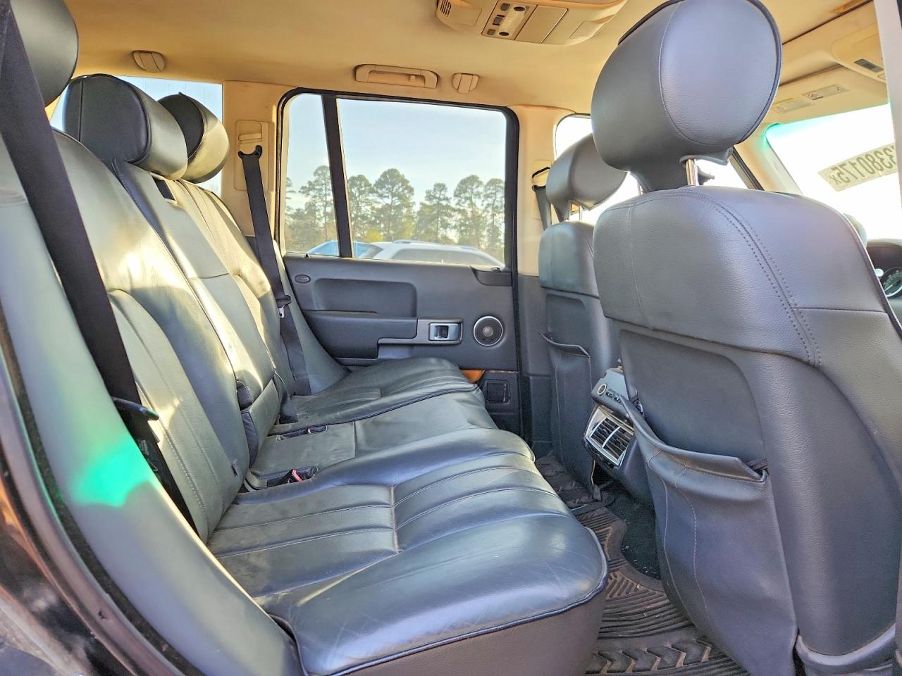 2005 Land Rover Range Rover Hse Black vin: SALME11445A180619