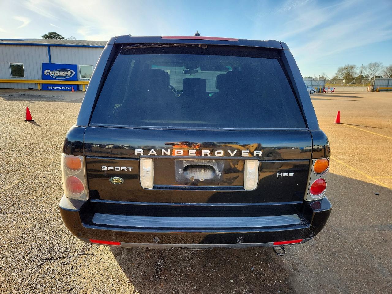 2005 Land Rover Range Rover Hse Black vin: SALME11445A180619