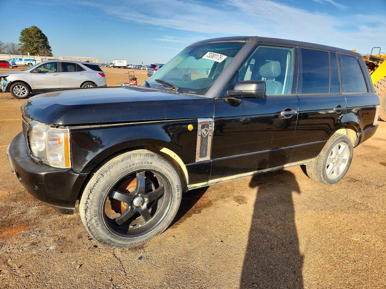 2005 Land Rover Range Rover Hse Black vin: SALME11445A180619