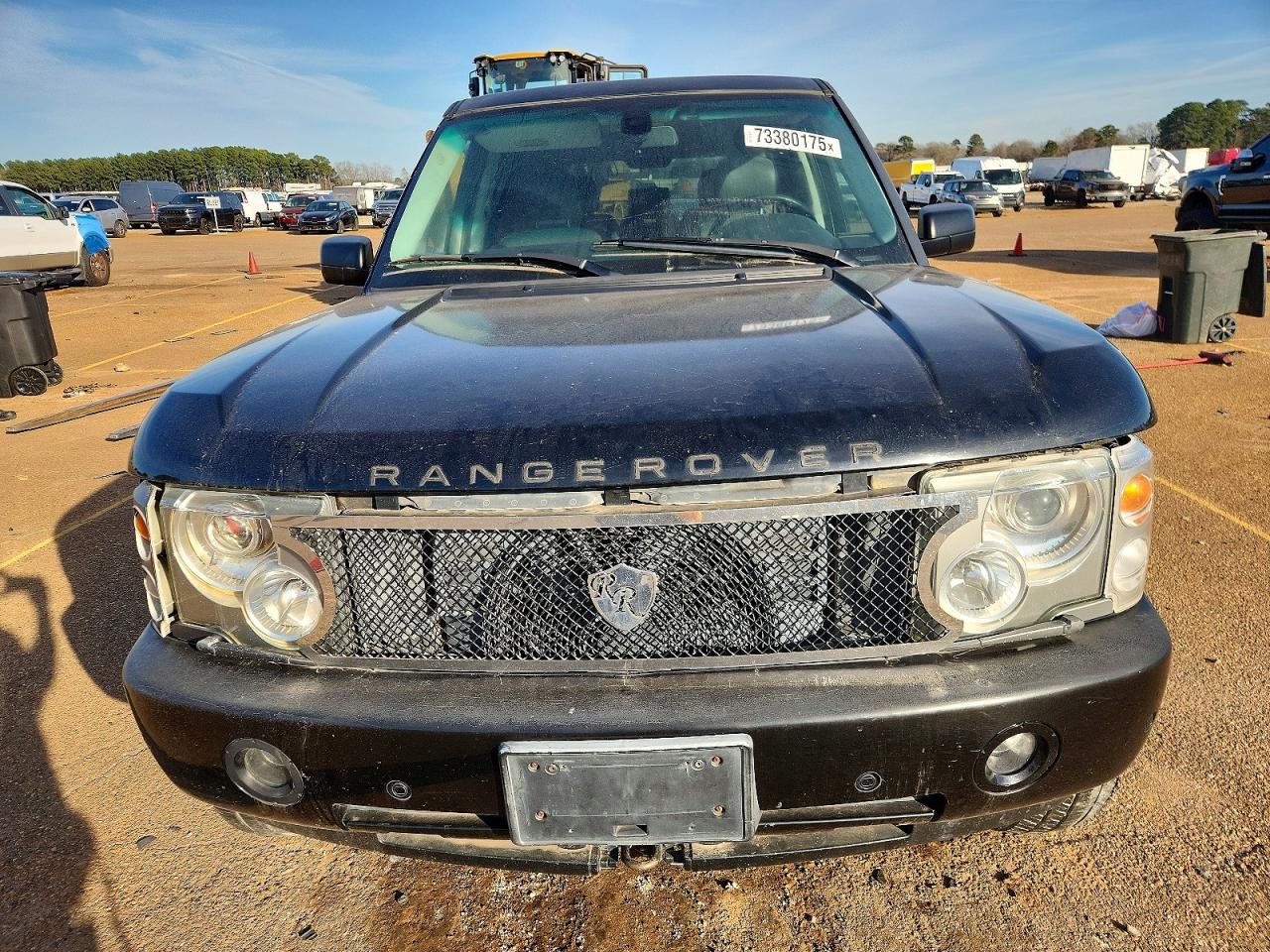 2005 Land Rover Range Rover Hse Black vin: SALME11445A180619