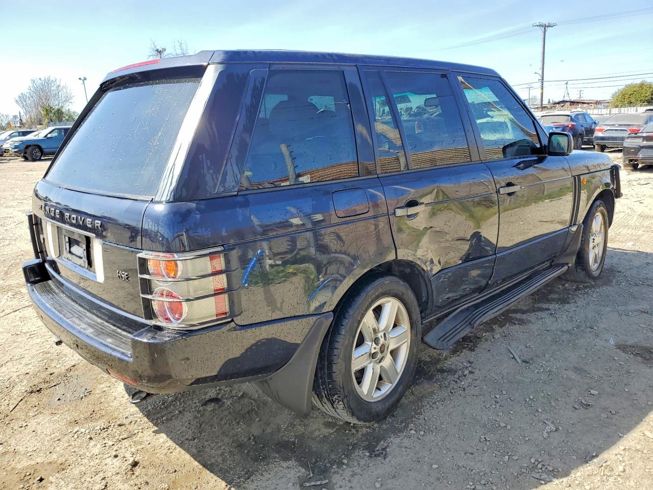 2004 Land Rover Range Rover Hse Blue vin: SALME11454A156277