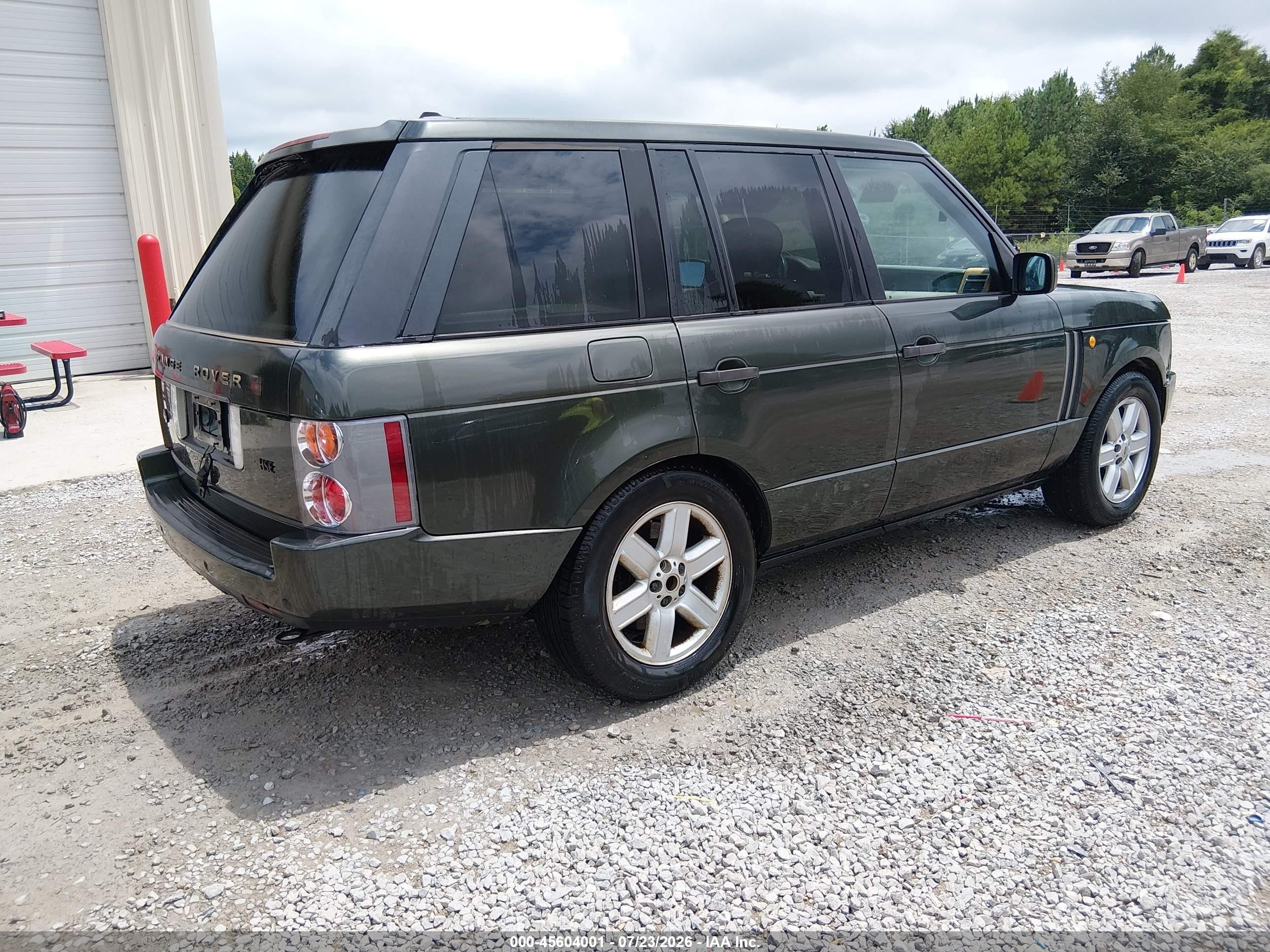 2005 Land Rover Range Rover Hse Green vin: SALME11455A197249
