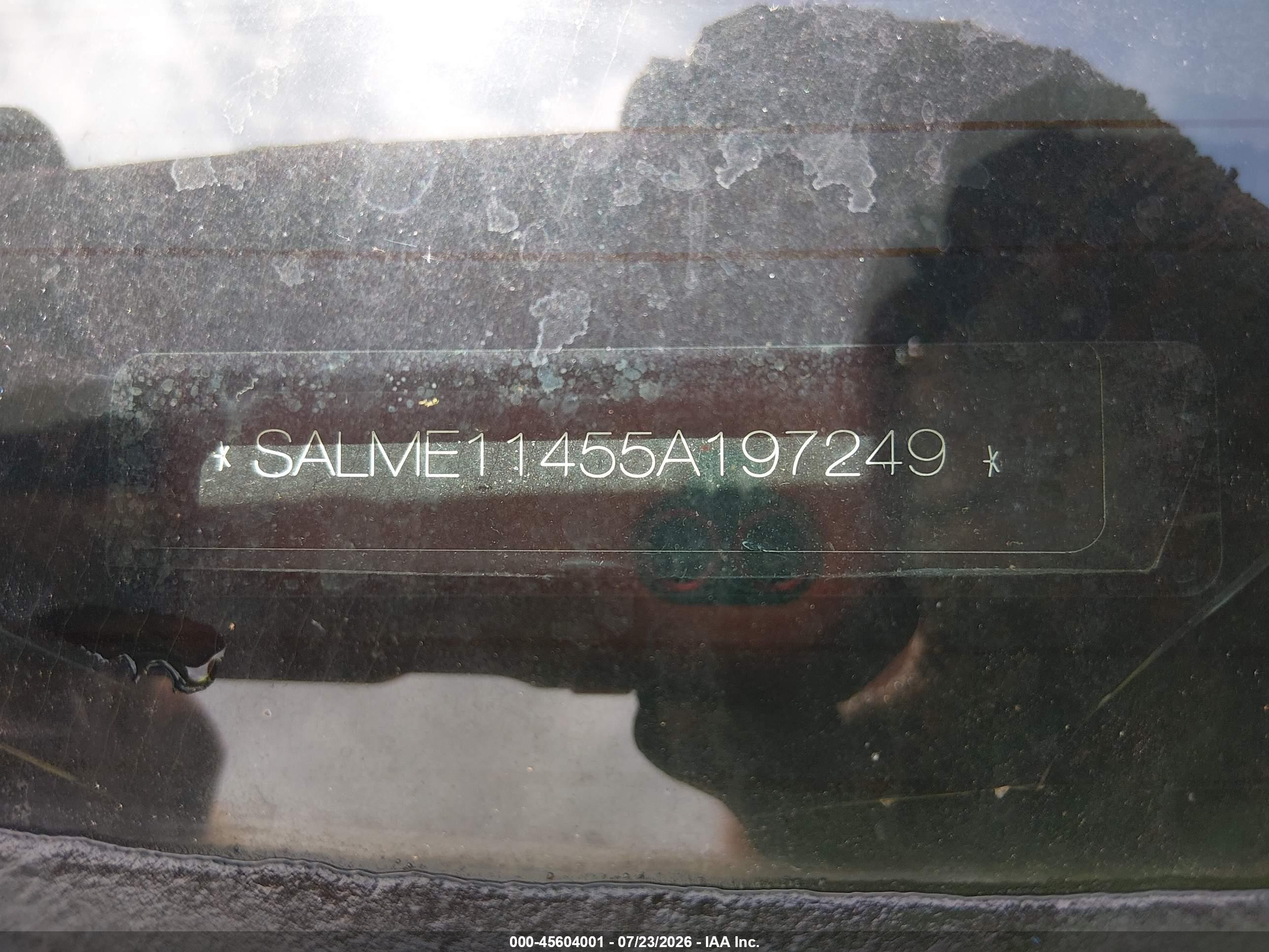 2005 Land Rover Range Rover Hse Green vin: SALME11455A197249