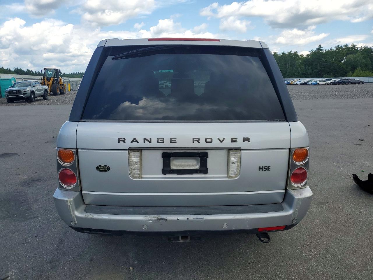 2004 Land Rover Range Rover Hse Silver vin: SALME11464A166655