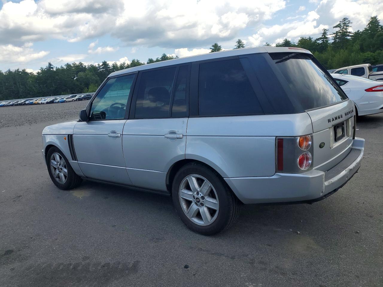 2004 Land Rover Range Rover Hse Silver vin: SALME11464A166655
