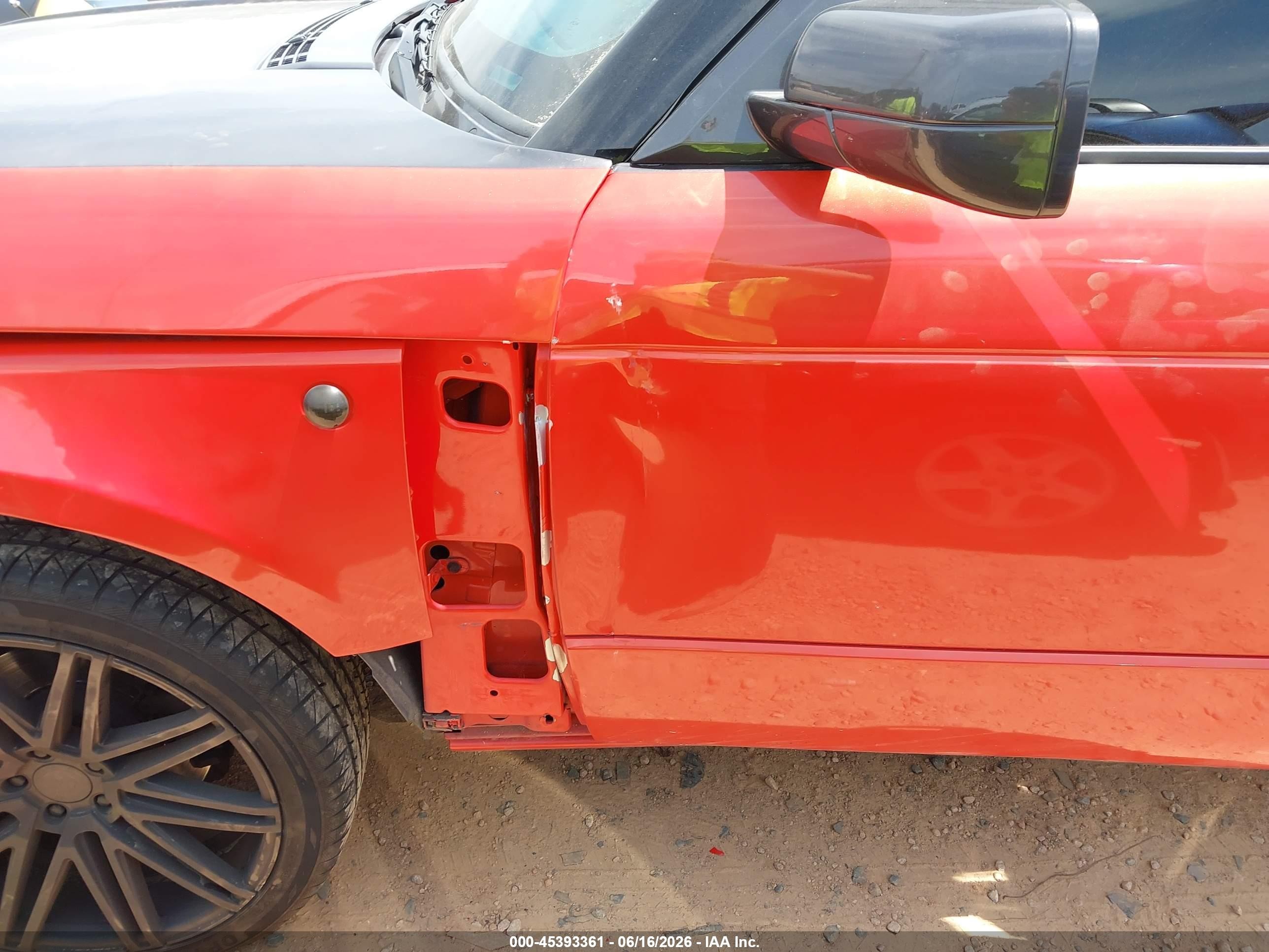 2005 Land Rover Range Rover Hse Orange vin: SALME11465A186728