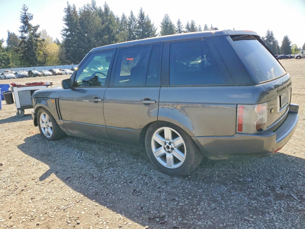 2005 Land Rover Range Rover Hse Gray vin: SALME11465A193162