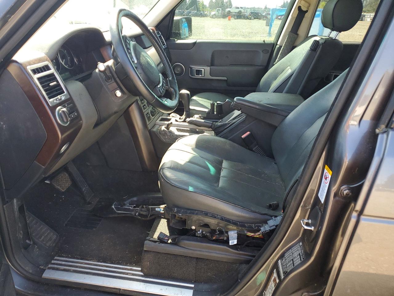 2005 Land Rover Range Rover Hse Gray vin: SALME11465A193162