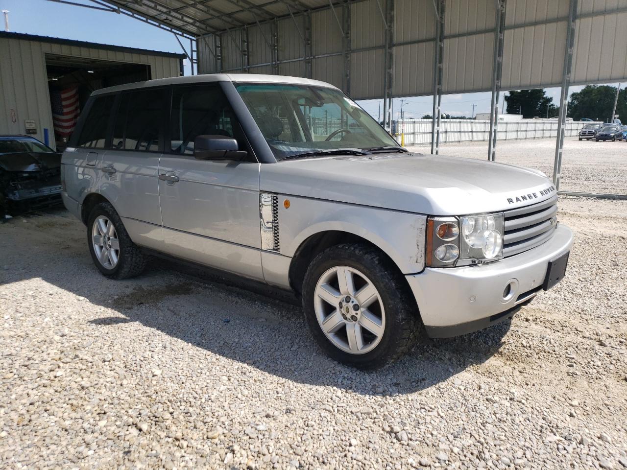 2005 Land Rover Range Rover Hse Silver vin: SALME11475A191761