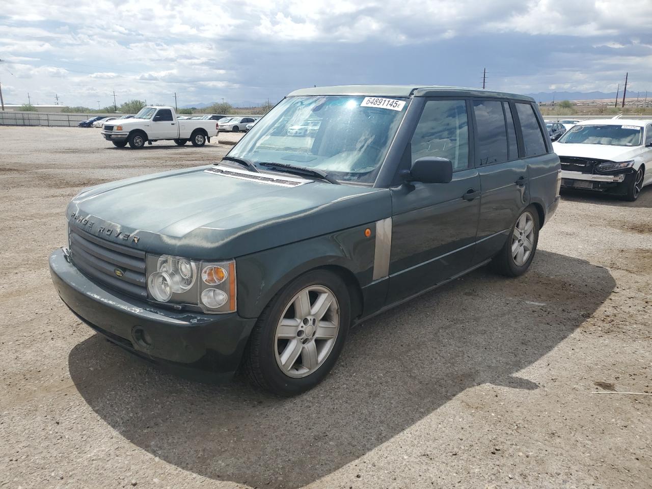 2004 Land Rover Range Rover Hse Green vin: SALME11484A170013