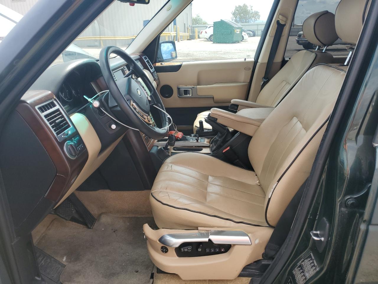 2004 Land Rover Range Rover Hse Green vin: SALME11484A170013