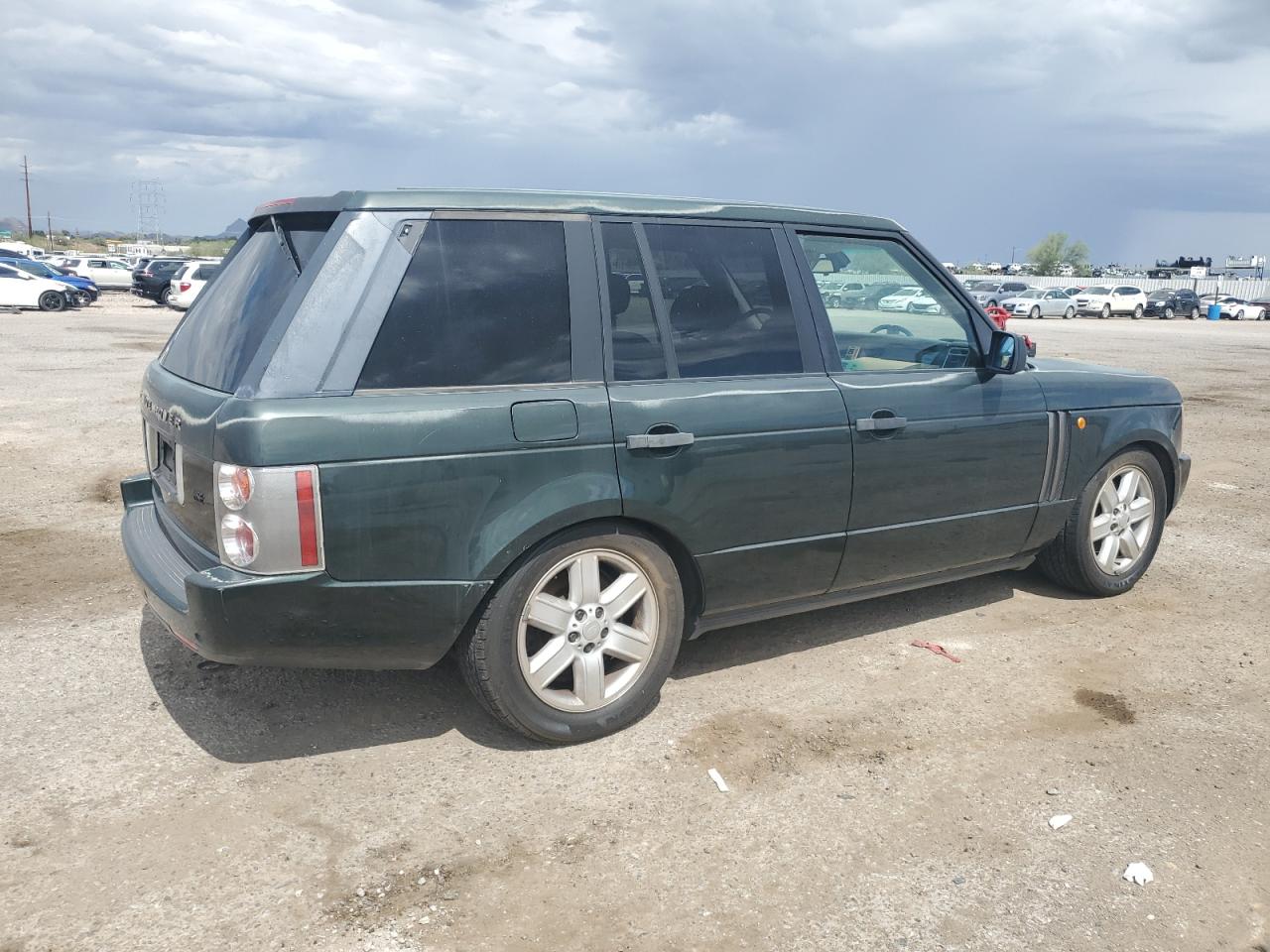 2004 Land Rover Range Rover Hse Green vin: SALME11484A170013