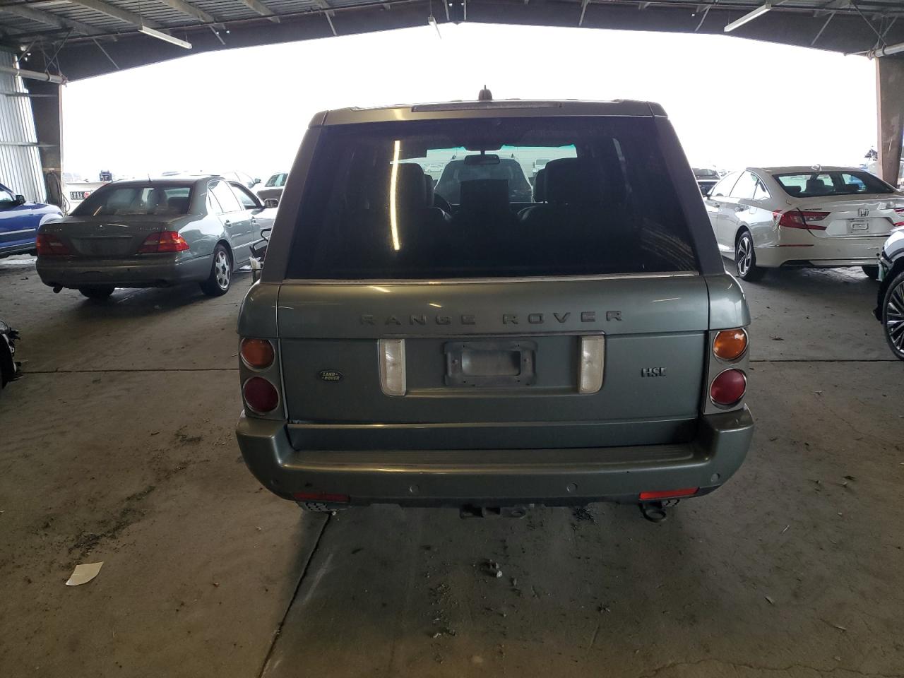 2005 Land Rover Range Rover Hse Green vin: SALME11485A187315
