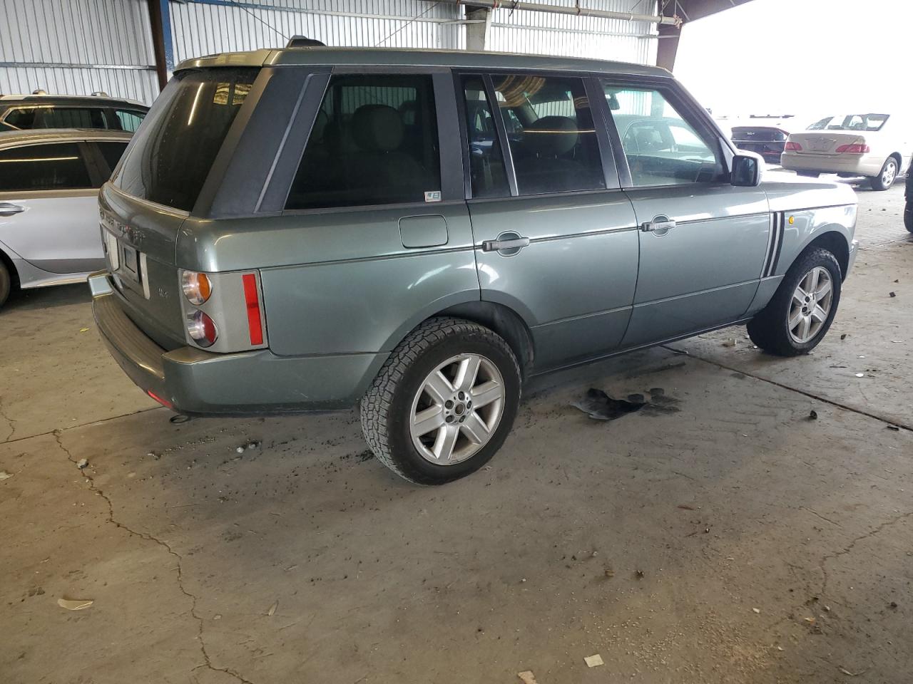 2005 Land Rover Range Rover Hse Green vin: SALME11485A187315