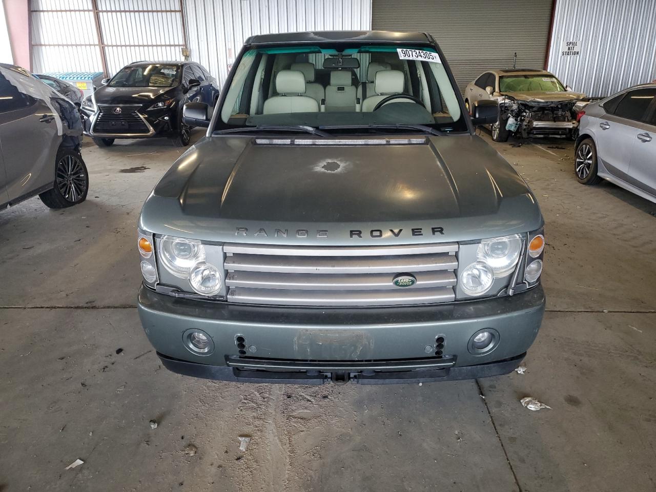 2005 Land Rover Range Rover Hse Green vin: SALME11485A187315