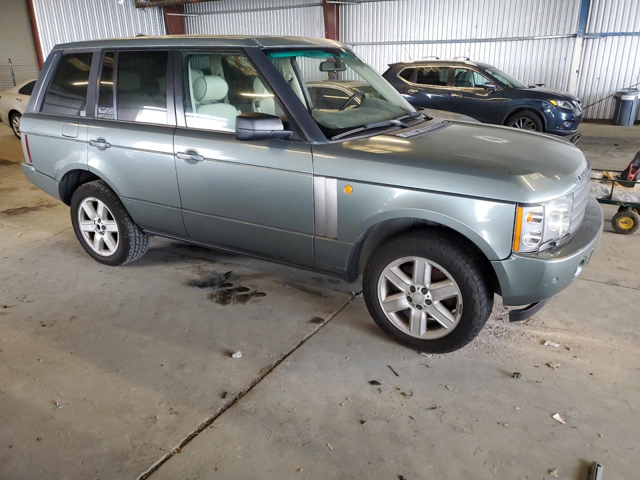 2005 Land Rover Range Rover Hse Green vin: SALME11485A187315