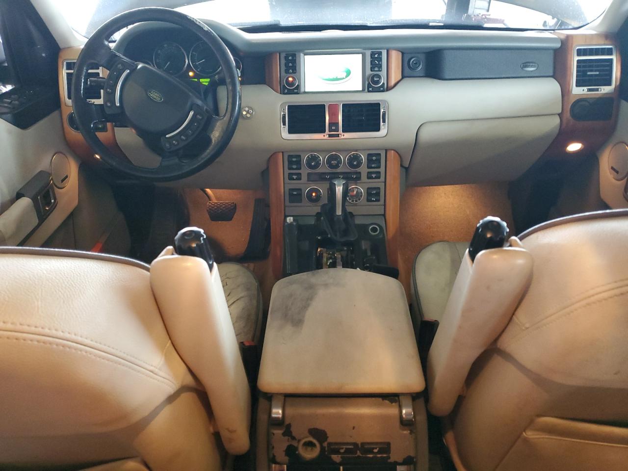2005 Land Rover Range Rover Hse Green vin: SALME11485A187315