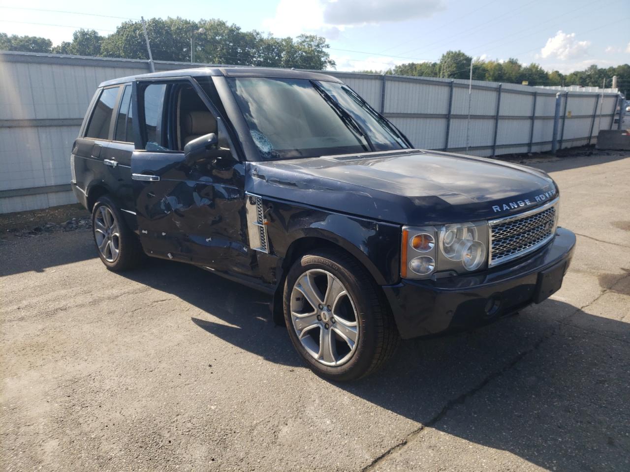 2005 Land Rover Range Rover Hse Black vin: SALME11485A195768