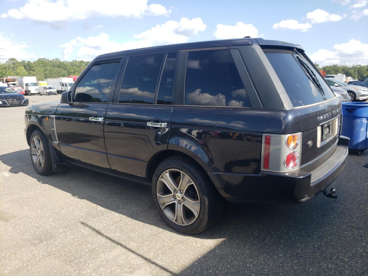 2005 Land Rover Range Rover Hse Black vin: SALME11485A195768