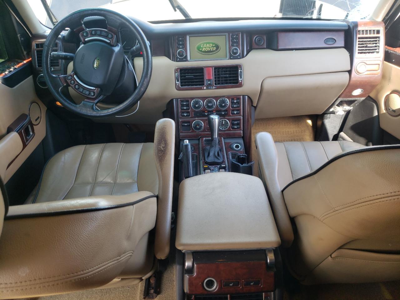 2005 Land Rover Range Rover Hse Black vin: SALME11485A195768