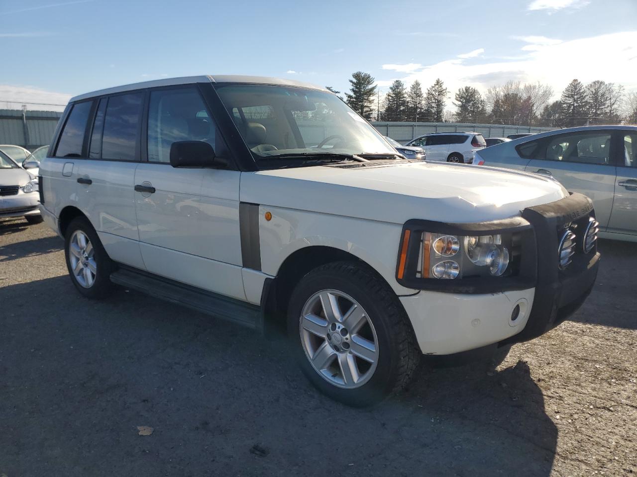 2004 Land Rover Range Rover Hse White vin: SALME11494A145525