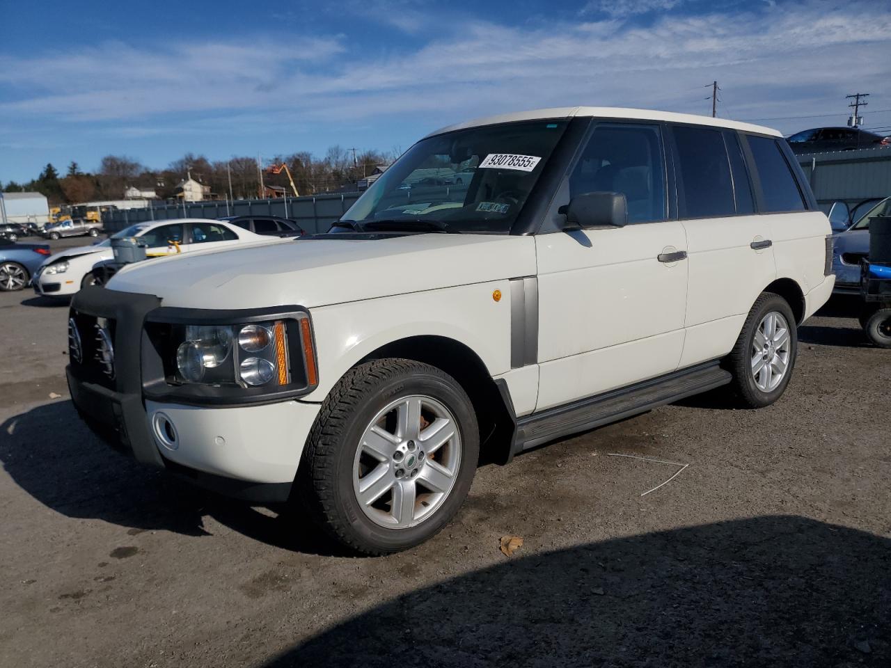 2004 Land Rover Range Rover Hse White vin: SALME11494A145525