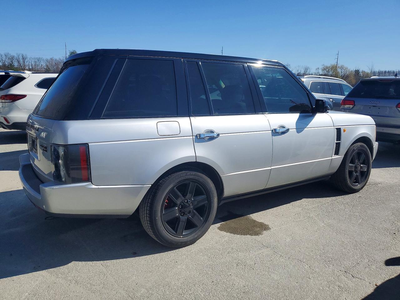 2004 Land Rover Range Rover Hse Silver vin: SALME11494A156444