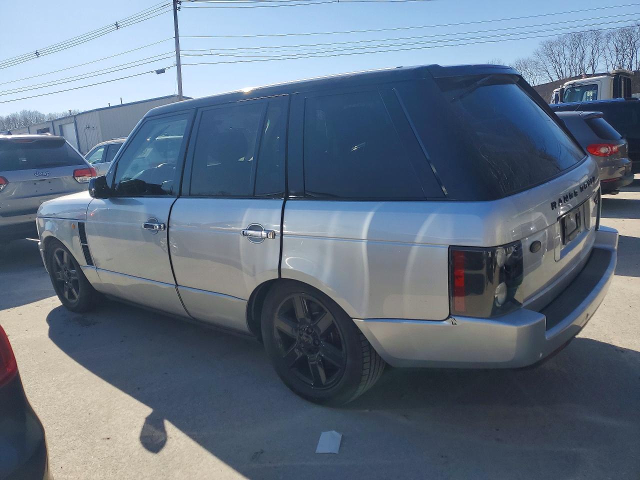 2004 Land Rover Range Rover Hse Silver vin: SALME11494A156444