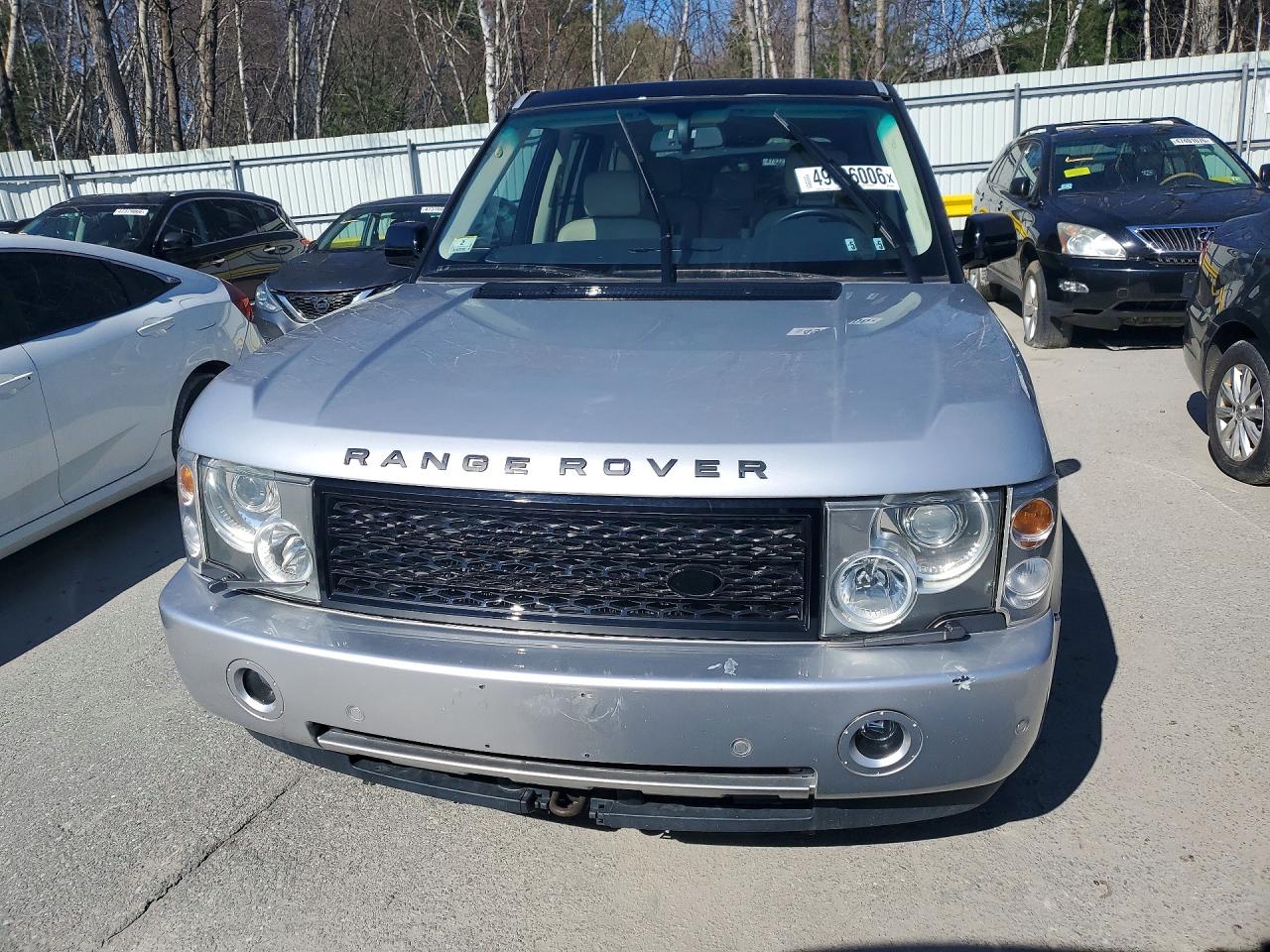 2004 Land Rover Range Rover Hse Silver vin: SALME11494A156444