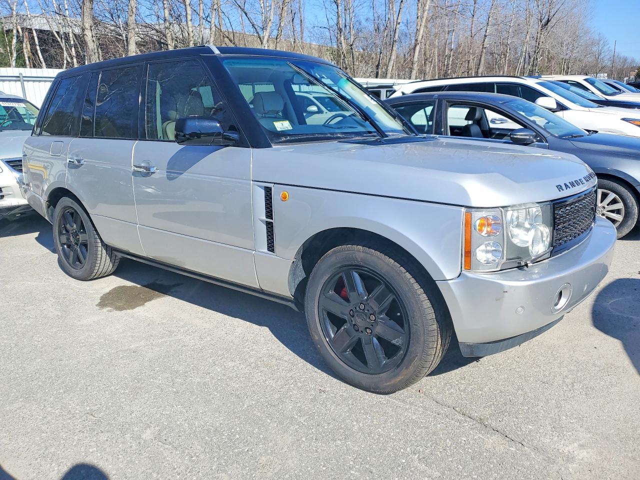 2004 Land Rover Range Rover Hse Silver vin: SALME11494A156444