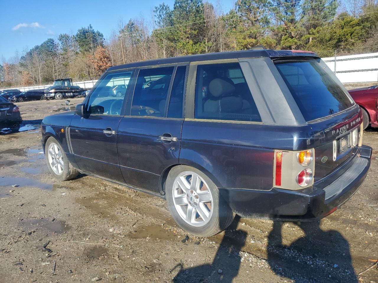 2005 Land Rover Range Rover Hse Blue vin: SALME11495A196282